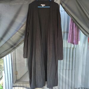 Jessica London Black Cardigan Sweater Elegant Design